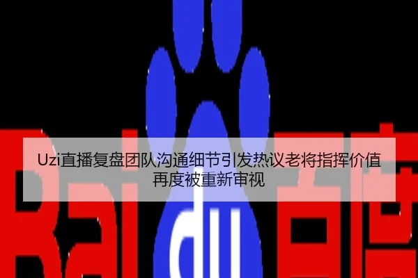 Uzi直播复盘团队沟通细节引发热议老将指挥价值再度被重新审视